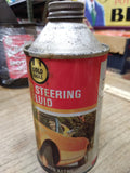 Vtg Gold Eagle Power Steering Fluid 12 Ounce 3/4 Full Cone Top Can!