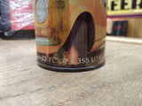 Vtg Gold Eagle Power Steering Fluid 12 Ounce 3/4 Full Cone Top Can!