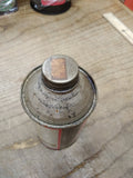 Vtg Gold Eagle Power Steering Fluid 12 Ounce 3/4 Full Cone Top Can!