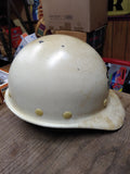 Vtg 1981 Fibre Metal ARMCO White Hard Hat Class A Suspension Fits 6.75" - 8"