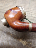 Vtg ARK Special Cherry Wood Smoking Tobacco Pipe with Wind Cap Nice Shape!