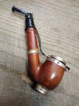 Vtg ARK Special Cherry Wood Smoking Tobacco Pipe with Wind Cap Nice Shape!