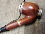 Vtg ARK Special Cherry Wood Smoking Tobacco Pipe with Wind Cap Nice Shape!