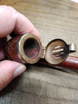 Vtg ARK Special Cherry Wood Smoking Tobacco Pipe with Wind Cap Nice Shape!