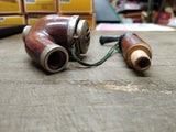 Vtg ARK Special Cherry Wood Smoking Tobacco Pipe with Wind Cap Nice Shape!