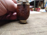 Vtg ARK Special Cherry Wood Smoking Tobacco Pipe with Wind Cap Nice Shape!
