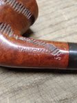 Vtg Whitehall Bent Imported Briar Italy Smoking Tobacco Pipe Stinger Nice Shape!