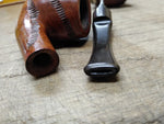 Vtg Whitehall Bent Imported Briar Italy Smoking Tobacco Pipe Stinger Nice Shape!