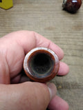 Vtg Whitehall Bent Imported Briar Italy Smoking Tobacco Pipe Stinger Nice Shape!
