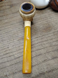 Vtg Moderately Smoked Meerschaum Sultan w/Turban Smoking Tobacco Pipe Nice Shape