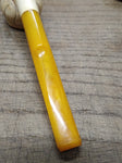 Vtg Moderately Smoked Meerschaum Sultan w/Turban Smoking Tobacco Pipe Nice Shape