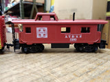Vtg TYCO HO Scale 99 Santa Fe Steam Locomotive Tender and 7 Cars Boxes Working!