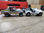 Vtg 2 Pc Hot Wheels Diecast Jeep Truck Lot 1980's CJ7 Scrambler