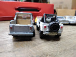Vtg 2 Pc Hot Wheels Diecast Jeep Truck Lot 1980's CJ7 Scrambler