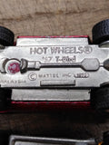 Vtg 2 Pc Hot Wheels Diecast Car Lot 1977-79 Mercedes Corvette 1957 T-Bird