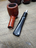 Vtg Thermofilter Imported Briar Billiard Shape Smoking Tobacco Pipe Good Shape!
