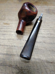 Vtg Yello Bole Imported Briar Honey Cured 6 Panel Smoking Tobacco Pipe w/Stinger