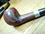 Vtg Integrity Imported Briar Rusticated Apple Smoking Tobacco Pipe w/Stinger!