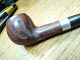 Vtg Integrity Imported Briar Rusticated Apple Smoking Tobacco Pipe w/Stinger!