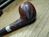 Vtg Integrity Imported Briar Rusticated Apple Smoking Tobacco Pipe w/Stinger!
