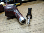 Vtg Integrity Imported Briar Rusticated Apple Smoking Tobacco Pipe w/Stinger!