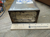 Vtg Penno Guaranteed 100% Pure Pennsylvania Oil Soldered 1/4 Gal Tin Can Nice!