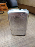Vtg Park Industries Cigarette Pack Case Aluminum Scroll Design Good Shape!