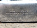 Vtg Park Industries Cigarette Pack Case Aluminum Scroll Design Good Shape!