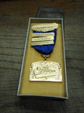 Vtg 1956 Westmoreland Rifles Pennsylvania Bench Rest Champ Gold Medal Orig Box!