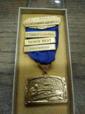 Vtg 1956 Westmoreland Rifles Pennsylvania Bench Rest Champ Gold Medal Orig Box!