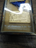 Vtg 1956 Westmoreland Rifles Pennsylvania Bench Rest Champ Gold Medal Orig Box!
