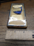 Vtg 1956 Westmoreland Rifles Pennsylvania Bench Rest Champ Gold Medal Orig Box!