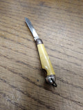 Vtg Miniature Goldfarb Novelty Co 3.5" Pen Pocket Folding Knife