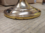 Vtg 2 Piece Lot Baldwin Forged In America Brass Candle Sticks Holders 9" Nice!