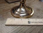 Vtg 2 Piece Lot Baldwin Forged In America Brass Candle Sticks Holders 9" Nice!