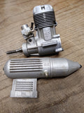 Vtg OS Max FXi 46 Radio Control CL Model Airplane Engine with Muffler!