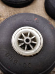 Vtg 9 Pc Radio Control CL Model Airplane Wheel Lot Great Planes Du Bro Sullivan