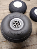 Vtg 9 Pc Radio Control CL Model Airplane Wheel Lot Great Planes Du Bro Sullivan