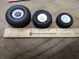 Vtg 9 Pc Radio Control CL Model Airplane Wheel Lot Great Planes Du Bro Sullivan