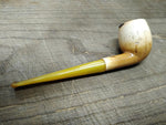 Vtg Unbranded Meerschaum Smoking Tobacco Pipe with Nice Stem and Patina!