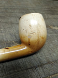 Vtg Unbranded Meerschaum Smoking Tobacco Pipe with Nice Stem and Patina!