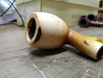 Vtg Unbranded Meerschaum Smoking Tobacco Pipe with Nice Stem and Patina!