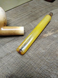 Vtg Unbranded Meerschaum Smoking Tobacco Pipe with Nice Stem and Patina!