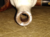 Vtg Figural White Bear Head Smoking Tobacco Pipe with Stinger and Nice Stem!