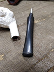 Vtg Figural White Bear Head Smoking Tobacco Pipe with Stinger and Nice Stem!