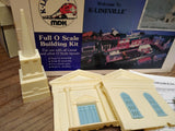 Vtg K Lineville MDK Full O Scale Train Church Plastic Model Building Kit