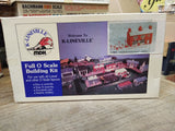Vtg K Lineville MDK Full O Scale Train Fire House Plastic Model Building Kit