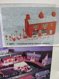 Vtg K Lineville MDK Full O Scale Train Fire House Plastic Model Building Kit
