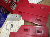Vtg K Lineville MDK Full O Scale Train Fire House Plastic Model Building Kit