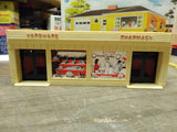 Vtg Bachmann O-S Scale Train House Drug Store Plasticville Model Building Kit